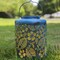 Snow Joe Bliss Outdoors Solar LED Lantern w Tropical Flower Design  Hand Painted Finish BSL-305-BL - alternate 8